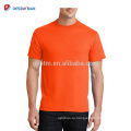 Горячая Продажа высокая видимость Флуоресцентный оранжевый футболка безопасности полный Цвет дышащий с коротким рукавом спецодежды с настроить логотип печати